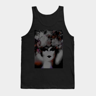 floral flowers face Tank Top